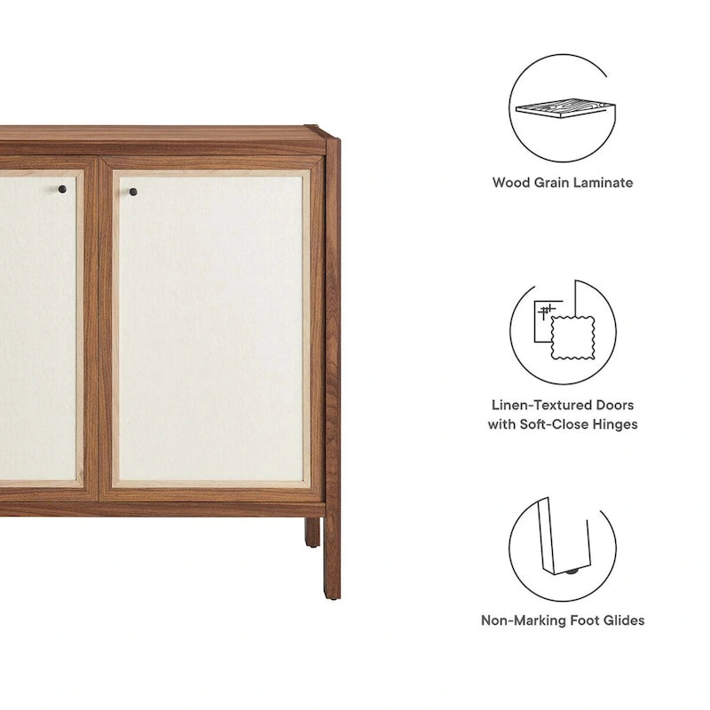 Capri 33 Wood Grain Storage Cabinet