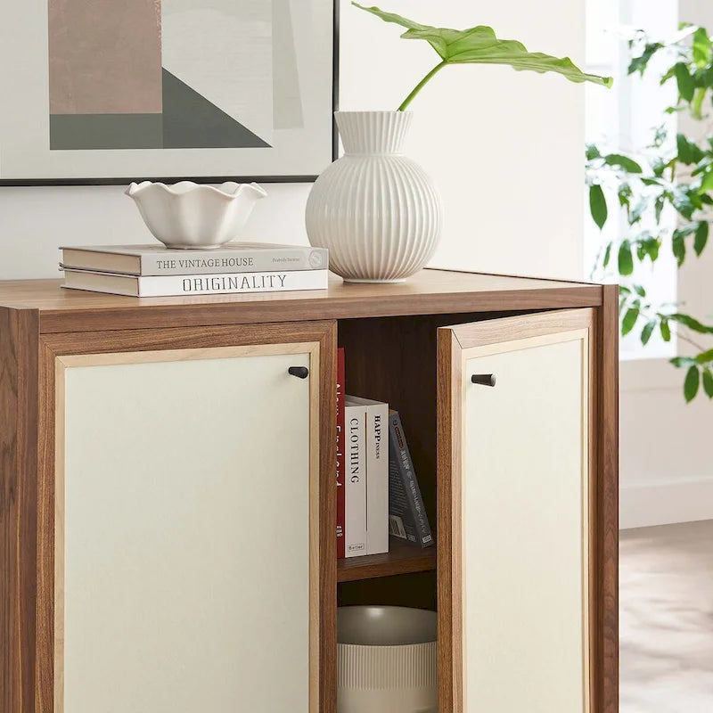 Capri 33 Wood Grain Storage Cabinet