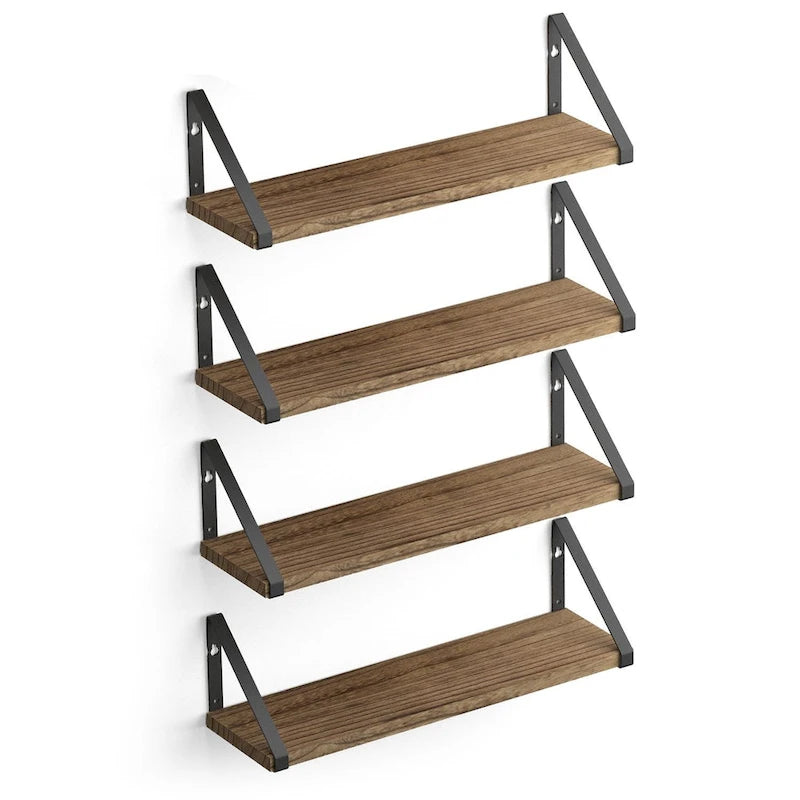 17inch Long, 4.5 Deep Wooden Shelves, Shelf for Kitchen