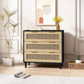 31.50L 3-Drawers Rattan Cabinet