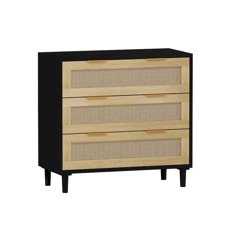 31.50L 3-Drawers Rattan Cabinet