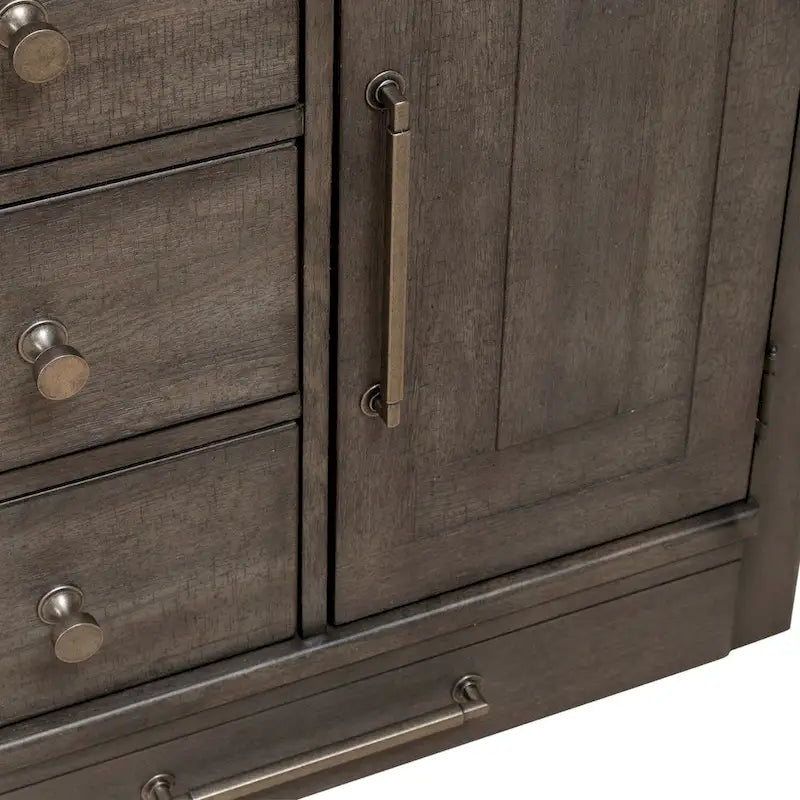 Modern Farmhouse Pet Feeder with Storage, Pull Out Drawers - 2 Finish Options