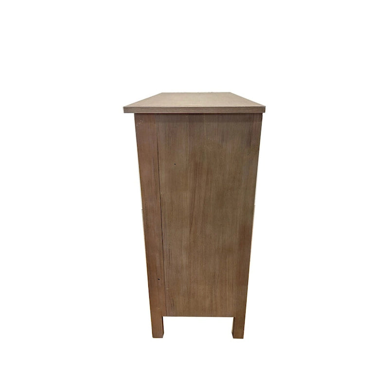 Hand-Carved 2-Doors Cabinet