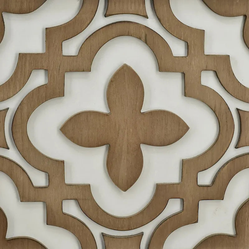 Hand-Carved 2-Doors Cabinet