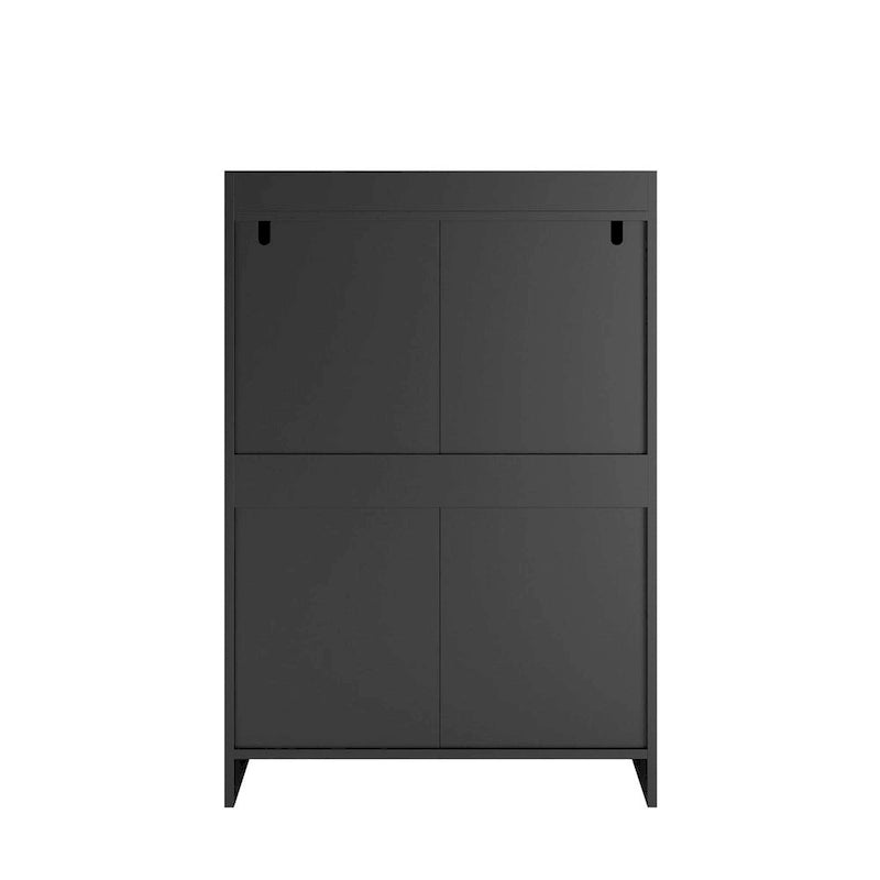 Modern Wooden Dresser Cabinet with Sturdy Frame