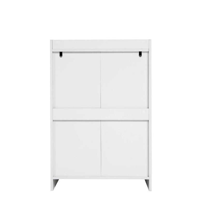 Modern Wooden Dresser Cabinet with Sturdy Frame
