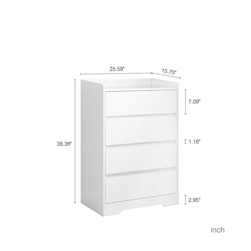 Modern Wooden Dresser Cabinet with Sturdy Frame