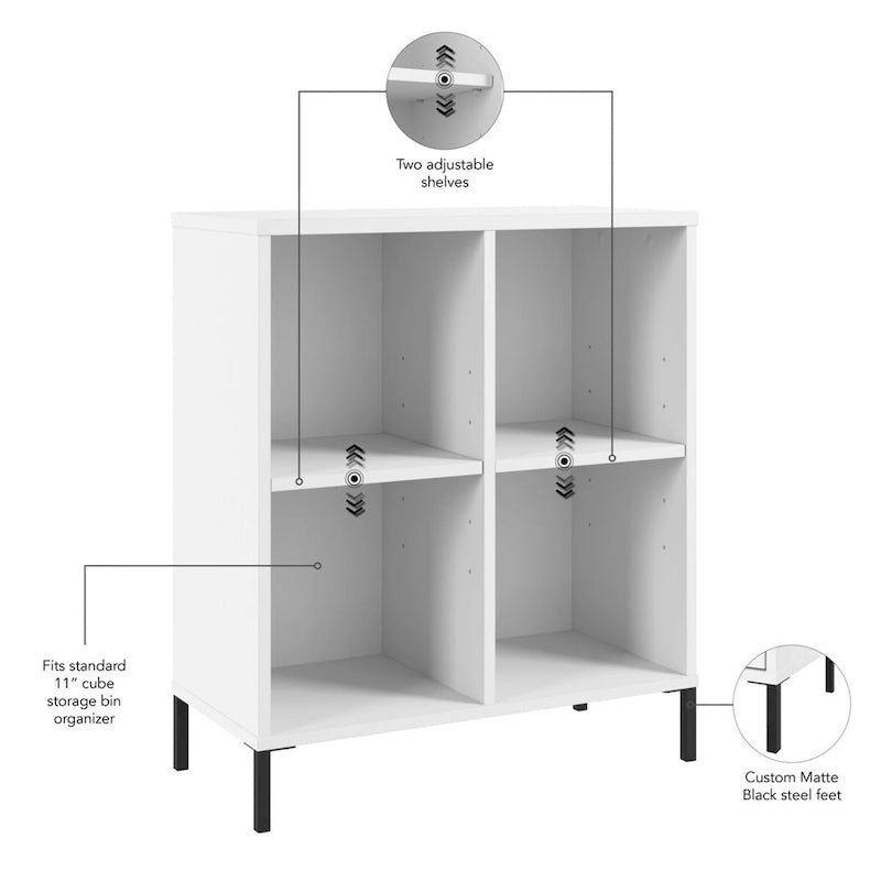 4 Cube Organizer Storage Bookcase