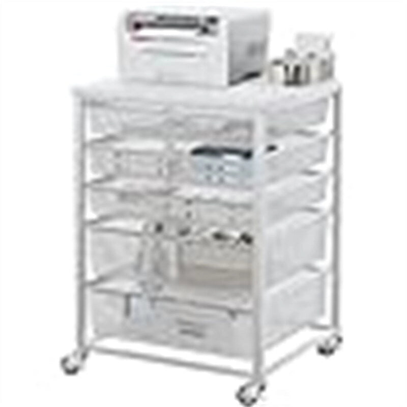 Printer Stand with Charging Station - 18.9D x 20.86W x 27.36H