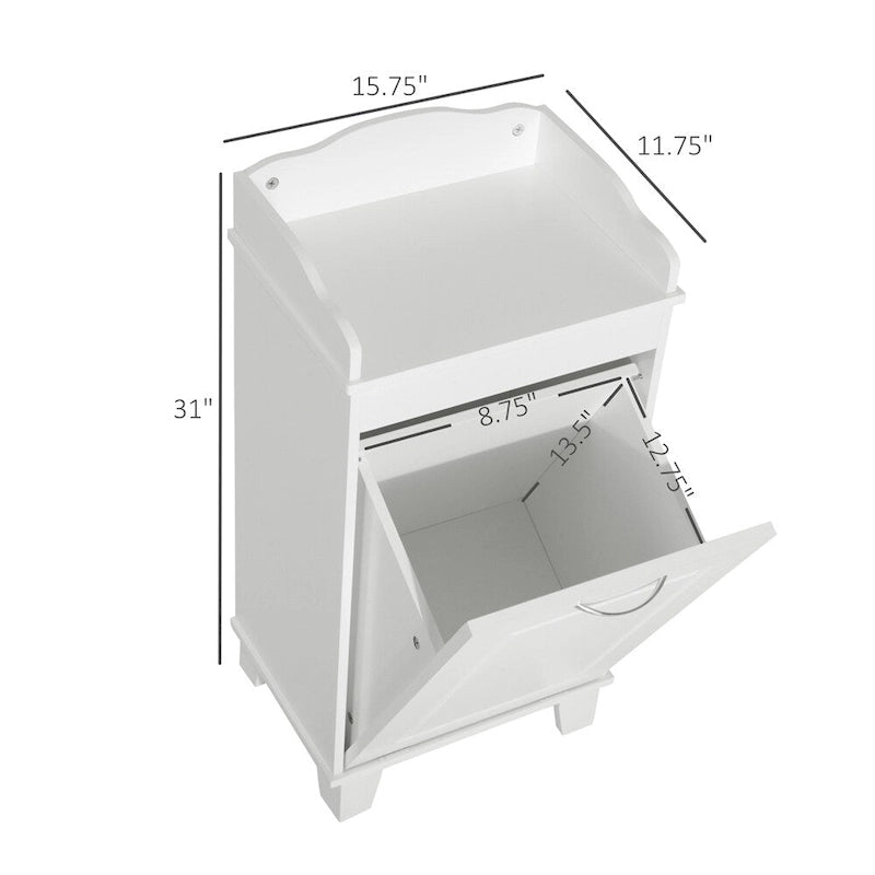 31 Tilt Out Laundry Hamper,Free Standing Home Organizer Hamper