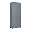 Metal Storage Cabinets,Tool Cabinet with Locking Door,Tall Broom Tool Organizer and Storage,Large Storage Cabinet for Kitchen